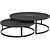 Modern Fletcher Coffee Table Set 3D model small image 2