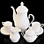 Elegant Mary-Ann Coffee Set 3D model small image 3