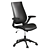 Modern Ergonomic High Back Office Chair 3D model small image 1