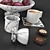 Elegant Kitchen Decor Set 3D model small image 4