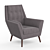 Kensington Lounge Chair: Comfort and Style 3D model small image 1
