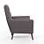 Kensington Lounge Chair: Comfort and Style 3D model small image 2