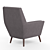 Kensington Lounge Chair: Comfort and Style 3D model small image 3