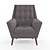 Kensington Lounge Chair: Comfort and Style 3D model small image 4