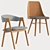 Modern Chair Zurich and Dublin 3D model small image 3