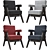 Sleek Matteus Dining Chair 3D model small image 4