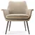 Modern Elegance: Finley Lounge Chair 3D model small image 5