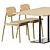 Versatile Easy Mix Table & Klara Chair 3D model small image 2