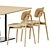 Versatile Easy Mix Table & Klara Chair 3D model small image 4