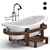 Jorger Magic Oval Bathtub 3D model small image 1