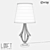 LoftDesigne Modern Metal Table Lamp 3D model small image 2