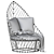 Palm Bliss Lounge Chair 3D model small image 5