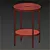 Sleek Black Glass IKEA Tables 3D model small image 4