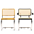 Modern Marcel Breuer Cesca Armchair 3D model small image 2