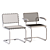 Modern Marcel Breuer Cesca Armchair 3D model small image 5