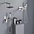 Paffoni Elys Bathroom Faucet Set 3D model small image 3