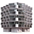 Parametric Corner Building with Detailed Facades 3D model small image 1