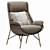 Luxurious Ditre Italia Beetle Armchair 3D model small image 9