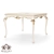Nicole Light: Handcrafted Dining Table 3D model small image 2