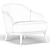 Contemporary Leslie Armchair 3D model small image 5