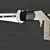 Low Poly Gun with Knife - Compact and Versatile 3D model small image 1