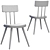 Set of 2 Kitson Dining Chairs 3D model small image 3