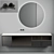 Antonio Lupi Bemade: Sleek Rovere Ardesia Vanity Set 3D model small image 2