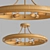 DAVOS Loft Style Ceiling Chandelier 3D model small image 2