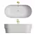 Ribbon Steel Bathtub 3D model small image 3