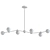 Modern Linear Chandelier: Bourbon 6 3D model small image 2