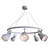 Elegant Roslyn FR4003PL Pendant 3D model small image 1