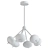 Kaci 6-Light LED Cluster Pendant 3D model small image 2