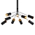 Modern Caire-9 Chandelier: V-Ray Render 3D model small image 1