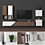 Versatile Modular TV Wall Unit 3D model small image 2