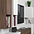 Versatile Modular TV Wall Unit 3D model small image 3