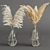 Dried Plant and Pampas Bouquet 3D model small image 2