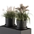 Green Oasis: Mini Indoor Plant Set 3D model small image 2