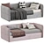 Modern Convertible Sofa Bed - WEENY 3D model small image 1