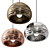 Elegant Brass Pendant Light 3D model small image 1