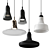 Brokis Shadow Pendant: Sleek Elegance in 5 Colors 3D model small image 1