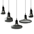 Brokis Shadow Pendant: Sleek Elegance in 5 Colors 3D model small image 2