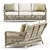 Arbor 3-Seat Sofa: Elegant & Comfortable 3D model small image 3