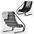 Vintage Lounge Chair with Ottoman 3D model small image 3