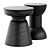 Sage Wisdom Stool: Matte Black 3D model small image 1