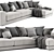 Ditre Italia Buble: Stylish Chaise Longue 3D model small image 2