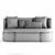 Ethimo Rotin 2 Seater Sofa 3D model small image 5