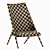 Tara Rattan Lounge Chair 3D model small image 7