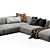 Ultimate Comfort Lema Sofa 3D model small image 2
