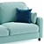 Modern Comfort: Ikea Vinliden Sofa 3D model small image 4