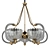 Venetian Murano Chandelier: Barovier et Toso Italian 3D model small image 1